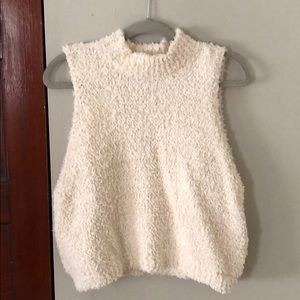 Cream Sweater Tank